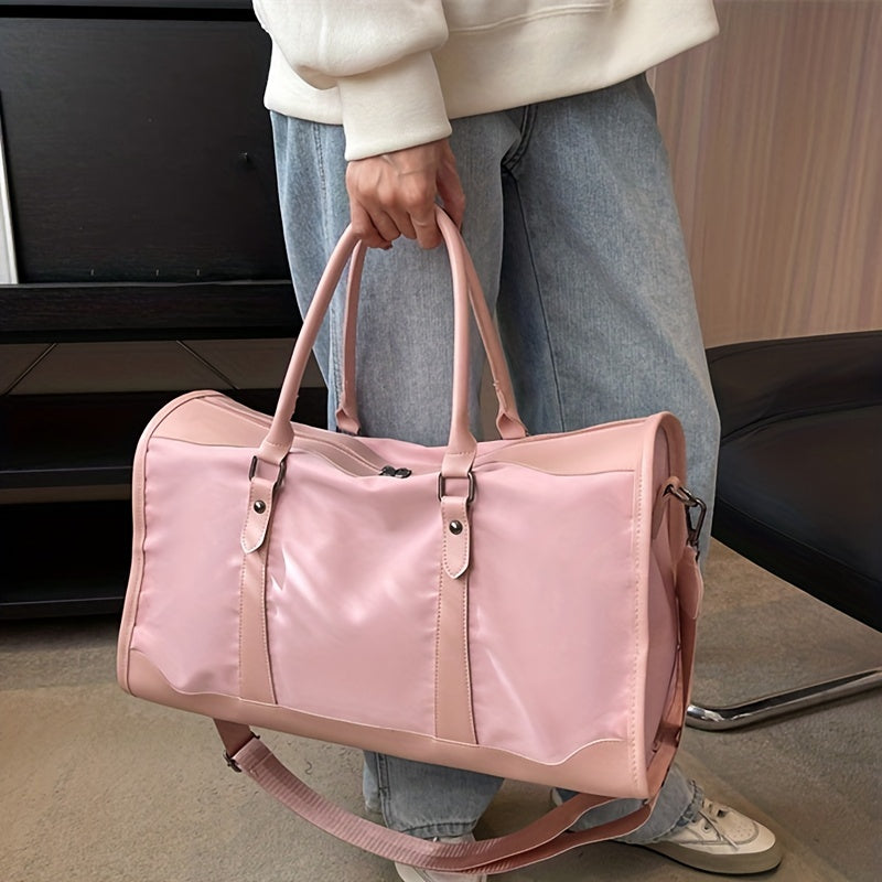 カジュアル ナイロン ウィークエンドトラベルバッグ 大容量 クロスボディバッグ スポーツ向け 機内持ち込み ハンドバッグ