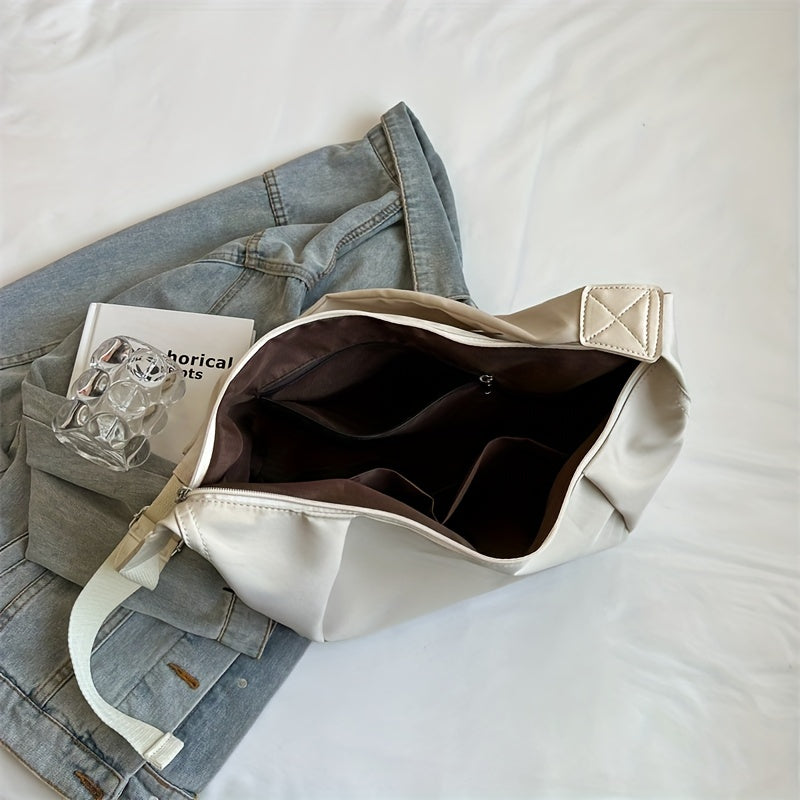 トレンド ギャザー クロスボディバッグ 大容量 シュウマイ型(ダンプリング)バッグ カジュアル スポーツ&旅行用 ショルダー