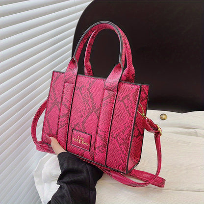 レディース おしゃれミニスクエアバッグ 軽量 クロスボディ／ショルダーバッグ どんなコーデにも合う サッチェル