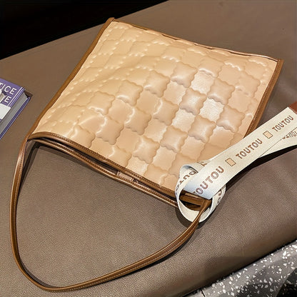 クッキー型押し トートバッグ ニッチデザイン ショルダーバッグ 大容量 レディース ハンドバッグ