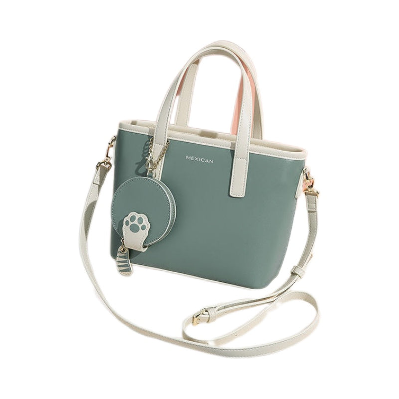 シンプル レター装飾 トートバッグ エレガント 大容量 ハンドバッグ レディース スタイリッシュ ショルダーバッグ