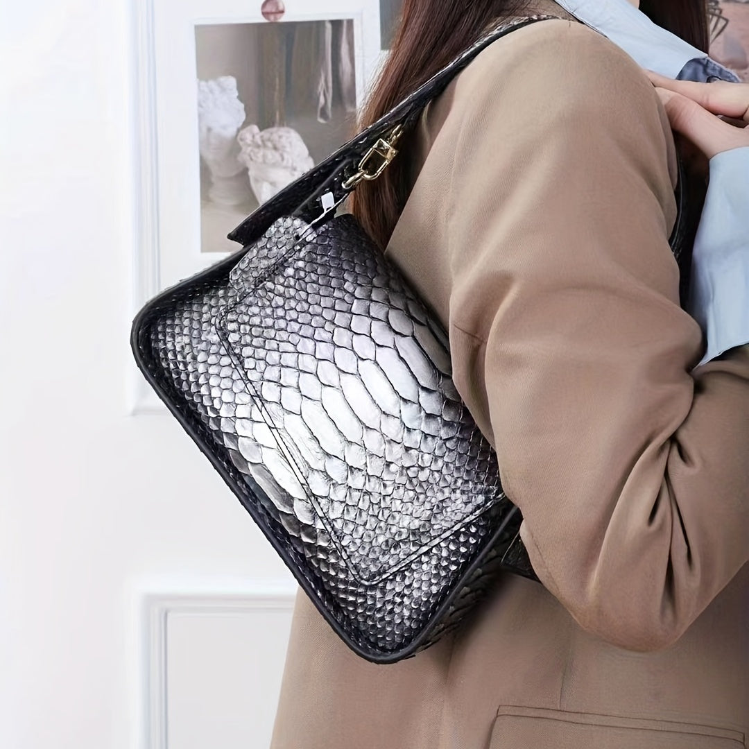 クロコ型押し クロスボディバッグ トレンド ショルダーバッグ おしゃれ フラップ 脇掛けバッグ