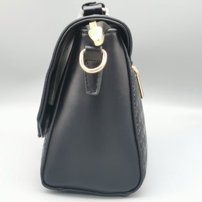 千鳥格子 メッセンジャーバッグ スカーフデザイン PUレザー クロスボディ 万能 通勤用 レディースハンドバッグ