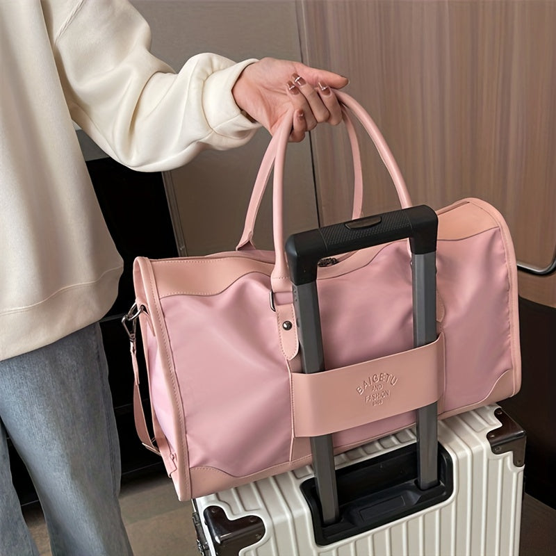 カジュアル ナイロン ウィークエンドトラベルバッグ 大容量 クロスボディバッグ スポーツ向け 機内持ち込み ハンドバッグ