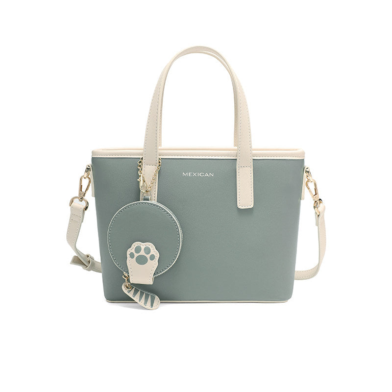 シンプル レター装飾 トートバッグ エレガント 大容量 ハンドバッグ レディース スタイリッシュ ショルダーバッグ