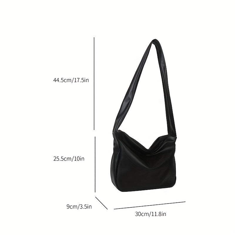 ファッション ファスナーショルダーバッグ シンプル 大容量 メッセンジャーバッグ レディース PUショルダー