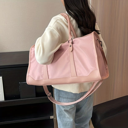 カジュアル ナイロン ウィークエンドトラベルバッグ 大容量 クロスボディバッグ スポーツ向け 機内持ち込み ハンドバッグ
