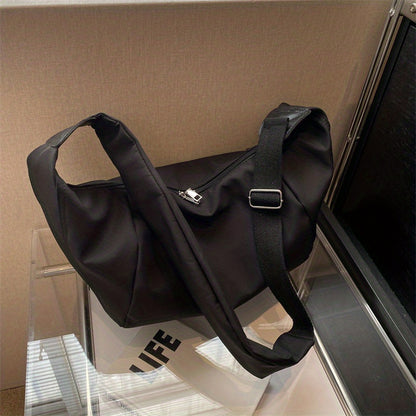 トレンド ギャザー クロスボディバッグ 大容量 シュウマイ型（ダンプリング）バッグ カジュアル スポーツ＆旅行用 ショルダー