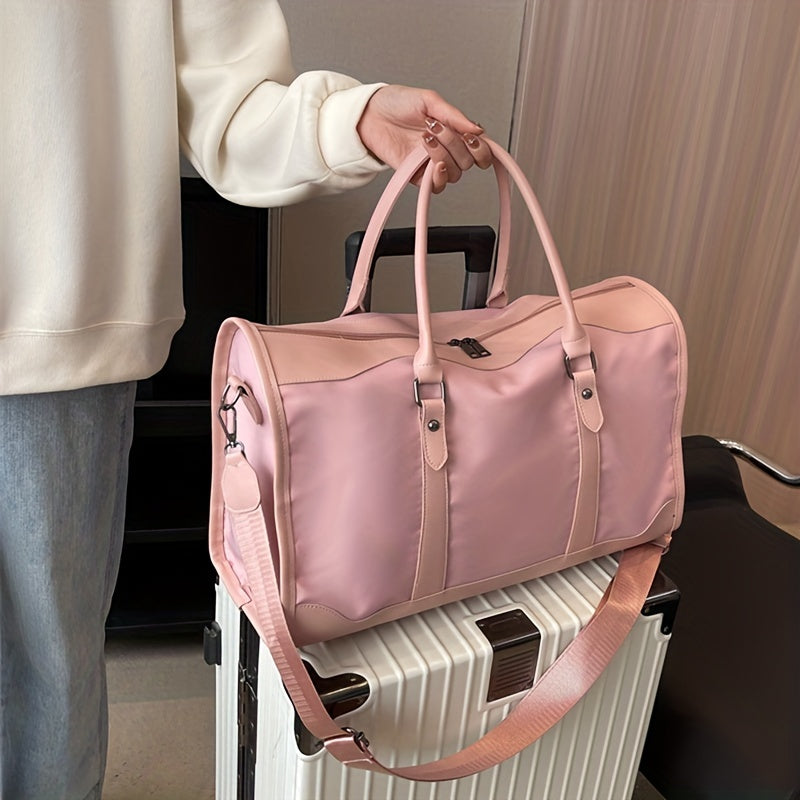 カジュアル ナイロン ウィークエンドトラベルバッグ 大容量 クロスボディバッグ スポーツ向け 機内持ち込み ハンドバッグ