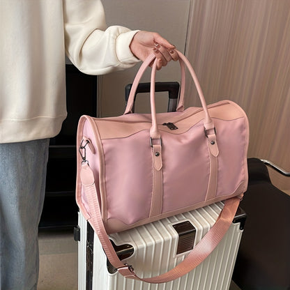 カジュアル ナイロン ウィークエンドトラベルバッグ 大容量 クロスボディバッグ スポーツ向け 機内持ち込み ハンドバッグ