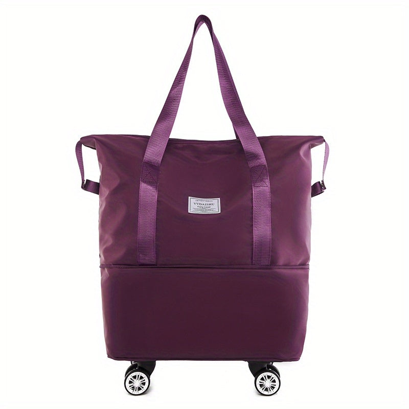 折りたたみ式 トラベルダッフルバッグ 大容量 スポーツ／ジムバッグ 軽量 機内持ち込み可 ドライ＆ウェット分離仕様