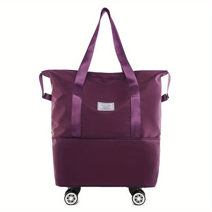 折りたたみ式 トラベルダッフルバッグ 大容量 スポーツ／ジムバッグ 軽量 機内持ち込み可 ドライ＆ウェット分離仕様