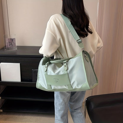 カジュアル ナイロン ウィークエンドトラベルバッグ 大容量 クロスボディバッグ スポーツ向け 機内持ち込み ハンドバッグ