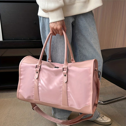 カジュアル ナイロン ウィークエンドトラベルバッグ 大容量 クロスボディバッグ スポーツ向け 機内持ち込み ハンドバッグ