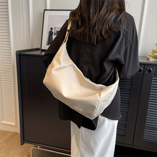 トレンド ギャザー クロスボディバッグ 大容量 シュウマイ型（ダンプリング）バッグ カジュアル スポーツ＆旅行用 ショルダー