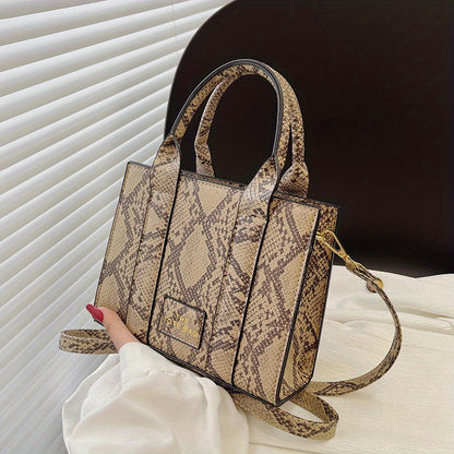 レディース おしゃれミニスクエアバッグ 軽量 クロスボディ／ショルダーバッグ どんなコーデにも合う サッチェル