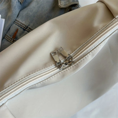 トレンド ギャザー クロスボディバッグ 大容量 シュウマイ型（ダンプリング）バッグ カジュアル スポーツ＆旅行用 ショルダー