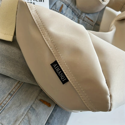 トレンド ギャザー クロスボディバッグ 大容量 シュウマイ型（ダンプリング）バッグ カジュアル スポーツ＆旅行用 ショルダー