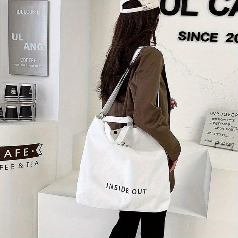 ヴィンテージ キャンバス トートバッグ レディース 大容量 ハンドバッグ カジュアル トラベル クロスボディ