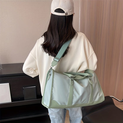 カジュアル ナイロン ウィークエンドトラベルバッグ 大容量 クロスボディバッグ スポーツ向け 機内持ち込み ハンドバッグ