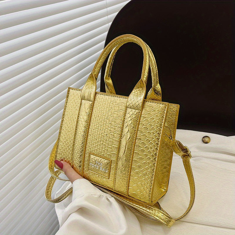 レディース おしゃれミニスクエアバッグ 軽量 クロスボディ／ショルダーバッグ どんなコーデにも合う サッチェル