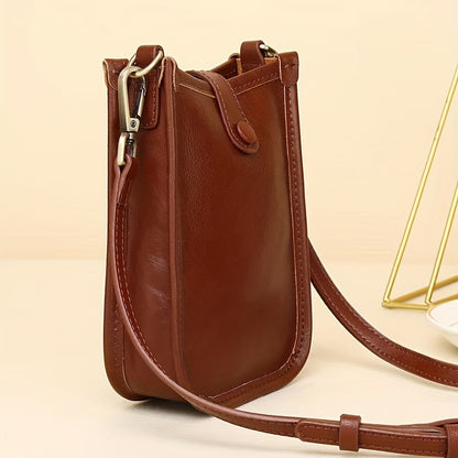 ミニ クロスボディバッグ 無地 多用途 スマホショルダーバッグ 長さ調節可能 ストラップバッグ