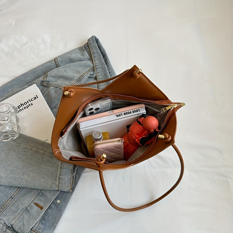 トレンド 編み込み トートバッグ レター柄 ストローショルダーバッグ ショッピング・ビーチに使える レディースバッグ