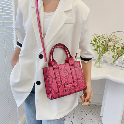 レディース おしゃれミニスクエアバッグ 軽量 クロスボディ／ショルダーバッグ どんなコーデにも合う サッチェル