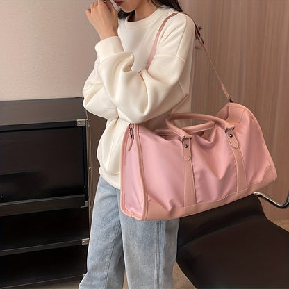 カジュアル ナイロン ウィークエンドトラベルバッグ 大容量 クロスボディバッグ スポーツ向け 機内持ち込み ハンドバッグ