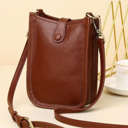 ミニ クロスボディバッグ 無地 多用途 スマホショルダーバッグ 長さ調節可能 ストラップバッグ